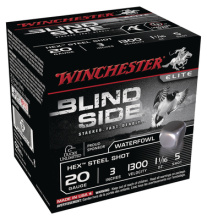 Blind Side Steel Hex Magnum Waterfowl 20 Gauge 3 Inch 1300 FPS 1.1 Ounce 5 Shot