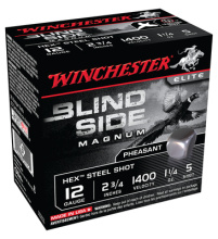 Blind Side Steel Hex Pheasant 12 gauge 2.75 Inch 1400 FPS 1.325 Ounce 5 Shot