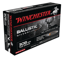 Ballistic Silvertip .308 Winchester 168 Grain