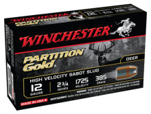Partition Gold 12 Gauge 2.75 Inch 1725 FPS 385 Grain Sabot Slug