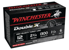 Double X High Velocity Turkey Loads Copper Plated Buffered 12 Gauge 2.75 Inch 1300 FPS 1.5 Ounce 6 Shot