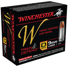 Winchester W Defend 9mm 147 Grain Jacketed Hollow Point