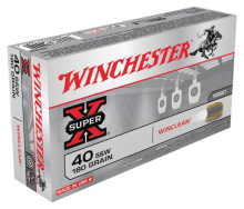 WinClean .40 Smith & Wesson 180 Grain Brass Enclosed Base
