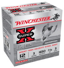 Super-X Xpert Steel Waterfowl Load 12 Gauge 3 Inch 1625 FPS 1.0625 Ounce 3 Steel Shot
