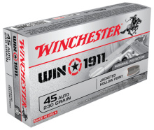 Win1911 .45ACP 230 Grain Jacketed Hollow Point