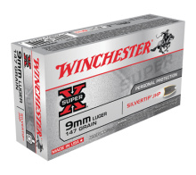 Super-X Handgun 9mm Luger 147 Grain Silvertip Hollow Point