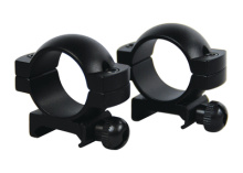 Redfield Aluminum Rings .22 Caliber 1 Inch Medium Matte Black