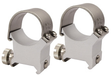 Detachable Top Mount Rings Extra High Stainless