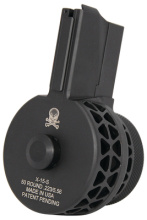 X-15 Skeletonized AR-15 Magazine 5.56mm/.223/.300BLK 50 Round Black