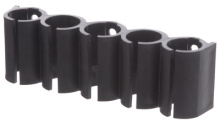 Shotshell Holder Holds Five Rounds Black