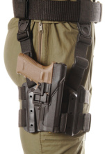 Tactical Serpa Carbon Fiber Holster Black Right Hand For Glock 21SF With Larger 1913 Rail