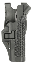 Level 3 Serpa Auto Lock Duty Holster Basket Weave Black Right Hand For H&K USP Compact/P2000 (EURO)