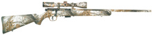Model 93R17 Package .17 HMR 22 Inch Barrel Synthetic Stock 5 Round Includes Factory Installed 3-9x40mm Simmons Scope Full Coverage Snow Camouflage Finish