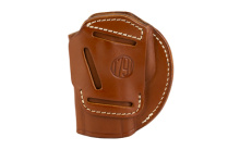 4 Way, Inside/Outside Waistband Holster, Size 6, Matte Finish, Leather Construction, Classic Brown, Right Hand 4WH-6-CBR-R