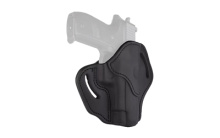 BH2.3 Optic Ready, OWB Belt Holster, Fits Optic Ready Large Frame Railed Pistols, Matte Finish, Stealth Black Leather, Right Hand OR-BH2.3-SBL-R