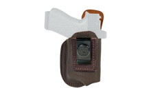 Fair Chase, Inside Waistband Holster, Optics Ready, Light Bearing, Size 3, For Glock 42/43/43X, Dear Hide Leather Construction, Brown, Left Hand OR-LB-FCD-3-BRW-L