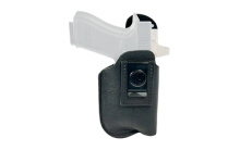 Smooth Concealment, Inside Waistband Holster, Optics Ready, Light Bearing, Size 5, For Glock 21/29/30/30S/36/37/38/39, Cow Hide, Leather Construction, Black, Left Hand OR-LB-SCH-5-NSB-L