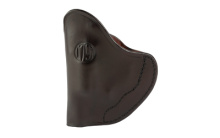Revolver Holster, Tuckable, Inside Waistband Holster, Size 1, Matte Finish, Leather Construction, Signature Brown, Right Hand RVH-IWB-1T-SBR-R