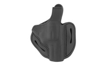Revolver Thumbreak Holster, Size 2S, Right Hand, Leather, Stealth Black RVHX-2S-SBL-R