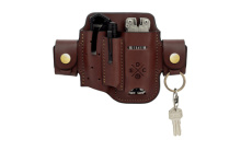 Action Snap, Small Flex Loop, Standard, Fits Belts Up to 1.5", Leather Construction, Chestnut, Ambidextrous ST-AS-SF-CHN-A