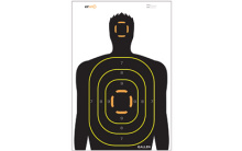 EZ Aim Splash Silhouette Target, 12"X18", 5 Per Package 15229