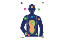 Shot Commander EZ Aim, Paper Targets, 3 Pack, 23"X35", Assorted Colors 15654