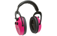 Axion Electronic Lo-Profile Earmuff, Orchid, NRR 25 Rated, Meets ANSI S3.19 and CE EN352 Requirments, Quad Microphone Stero Sound,  Memory Foam Padded Ear Cup, Requires 2 AAA Batteries (Not Included) 2232