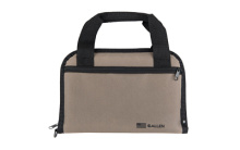 Pistol Tote with Pocket, Nylon, Taupe 3644