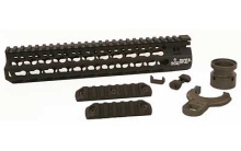 Keymod Rail, Fits AR Rifles, 10", Black BCM-KMR-10556-BLK