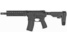 Recce 9 QRF, Semi-automatic Pistol, SBA3 Brace, 300 Blackout, 9" Barrel 1:7 Twist, Aluminum Frame, Black Finish, BCM Mod 3 Pistol Grip, QRF-8 Handguard, BCM Mod 1 7.62 Compensator, 30Rd 503-830-SBA