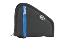 Pistol Rug With Zipper Pocket X-Small 7x6 Inches Black With Colt Logo