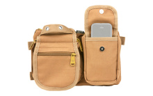 "Go" Waist Pack, Satchel, Tan, Nylon BDT403T
