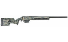 Ridgeback, Bolt Action, 300 Winchester Magnum, 26" Threaded Barrel, Black Finish, Camo Fiberglass Stock, 5Rd, AICS Style Detachable Magazine, TriggerTech Trigger, Bergara Premier Action, Fits Remington 700 Bases with 8X40 Screws BPR22-300F