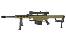 82A1, Semi-automatic, 50BMG, 20" Fluted Barrel, FDE Finish, Synthetic Stock, 10Rd, Carry Case, 1 Magazine, Nightforce SHV 4-14x56 Scope with Nightforce Rings 18313