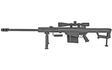 82A1, Semi-automatic, 50BMG, 29" Barrel, Black Finish, Synthetic Stock, 10Rd, 1 Magazine, Bi-pod, Vortex Viper PST 5-25x50 FFP With EBR-7C Reticle, Barrett Zero Gap Rings 18600
