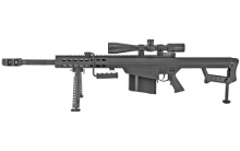 82A1, Semi-automatic, 50BMG, 20" Barrel, Black Finish, Synthetic Stock, 10Rd, 1 Magazine, Bi-pod, Vortex Viper PST 5-25x50 FFP With EBR-7C Reticle, Barrett Zero Gap Rings 18602