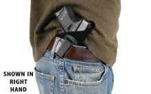 Inside the Pant Holster, Size 2, Fits Medium Revolver With 4" Barrel, Left Hand, Black 73IP02BK-L