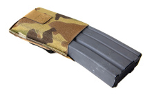 10 Speed, Single Magazine Pouch, Helium Whisper Construction, Fits (1) AR-15 Magazine, Elastic Construction, Horizontal Orientation, Multicam BT-TSP-M4-1-HZ-MC