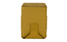 Belt Mounted High Position Ten-Speed Single Mag Pouch, Fits AR-15 Magazines, Adjustable Belt Loop, Coyote Brown BT-TSP-M4-HM-CB