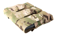 Triple Magazine Flap Pouch, Helium Whisper Attachment, Fits (3) AR-15  Magazines, Elastic Construction, Multicam HW-M-1M4-3-MC