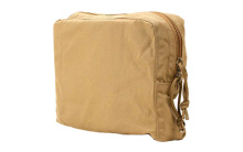 Large, Utility Pouch, Helium Whisper Attachment, Cordura Construction, Coyote Brown HW-M-UPZ-L-CB