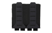 10 Speed, Double Magazine Pouch, Helium Whisper Attachment, Fits (2) AR-15 Magazine, Elastic Construction, Black HW-TSP-M4-2-SB-BK