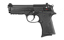 92X Compact With Rail, Semi-automatic, DA/SA, 9MM, 4.3" Barrel, Aluminum Frame, Black Bruniton Finish, 2 Grips Included, 10Rd, 3 Mags, Ambidextrous, Decocker, Fixed Sights J92CR920G