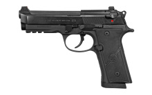 92X Centurion, Semi-automatic, DA/SA, 9MM, 4.3" Barrel, Aluminum Frame, Black Bruniton Finish, 2 Grips Included, 17Rd, 3 Mags, Ambidextrous, Manual Safety/Decocker, Fixed Sights J92QR921