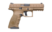 APX, Semi-automatic, Striker Fired, Full Size Pistol, 9mm, 4.25" Barrel, Polymer Frame, FDE Finish, 17Rd, 2 Mags, 3 Dot Sights JAXF92105