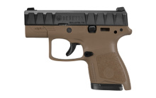 APX Carry, Semi-automatic, Striker Fired, Sub Compact, 9MM, 3.07" Barrel, 2 Mags, Modular Polymer Frame, Flat Dark Earth Finish, White Dot Sights, 6Rd Flush Mag and 8Rd Extended Mag Included JAXN92005