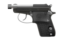 Bobcat 21A Silver-Black Gorilla, Double Action/Single Action, Semi-automatic, Metal Frame Pistol, 22LR, 2.9" Threaded Barrel, Aluminum, Cerakote Finish, Silver/Black Gorilla, G10 Grips, 7 Rounds, 1 Magazine SPEC0697A