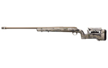 X-Bolt, Hell's Canyon Max Long Range, Bolt Action Rifle, 300 Winchster Magnum, 26" Barrel, Threaded 5/8X24, Muzzle Brake, Cerakote Finish, Smoked Bronze, OVIX Camo Stock With Adjustable Cheek Riser, Right Hand, 3 Rounds 035555229