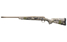 X-Bolt Speed, Bolt Action Rifle, 6.8 Western, 20" Threaded and Flutted Barrel, Radial Muzzle Brake, Cerakote Finish, Smoked Bronze, Synthetic Stock, OVIX Camouflage Finish, 3 Rounds 035559299