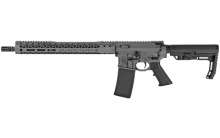 Billet Rifle, Semi-automatic, AR, 223 Rem/556NATO, 16" Barrel, Smith's Grey Battleworn Cerakote Finish, MFT Minimalist Stock, 30Rd BRO-20102904